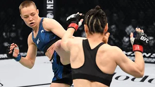 UFC 261: ROSE NAMAJUNAS VS ZHANG WEILI | HIGHLIGHT