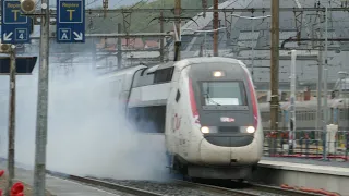 Départ en retraite d'un conducteur de TGV A Chambéry