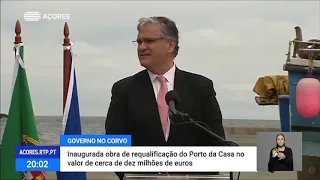 Inauguração Porto da Casa Ilha do Corvo