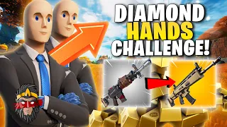 DIAMOND HANDS *CHALLENGE* VE FORTNITE!! w/ Bóďas