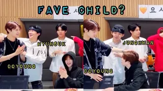 JUNGHWAN IS DOYOUNG's BABY, DOYOUNG IS HYUNSUK's BABY