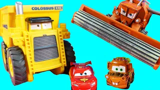 Tractor Tipping Lightning McQueen And Mater Adventure