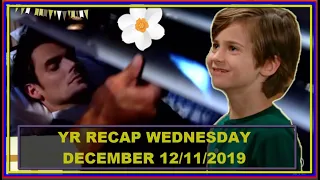 The Young And The Restless Recap Wednesday December 11 - YR Daily Spoliers 12/11/2019