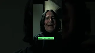 To be fair, Snape is iconic as far as a defence against the dark arts supply teachers go.