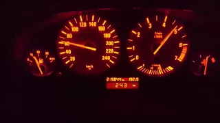 ACCELERATION BMW 520i E39 150HP YEAR 1997 part. 1