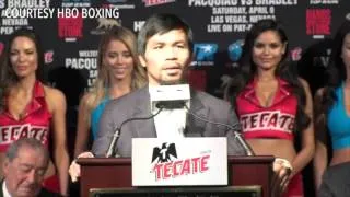 Pacquiao: I came from nothing, I used to sleep on the streets