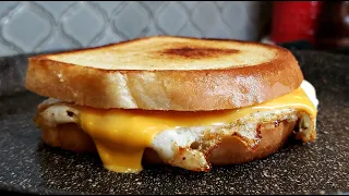 Fried Egg and Cheese Sandwich | Grilled Cheese and Egg Sandwich