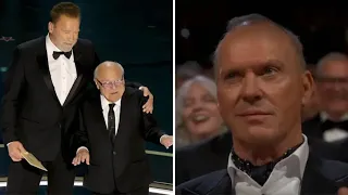 Arnold Schwarzenegger and Danny DeVito Have 'Twins' Reunion at Oscars -- But Batman Steals Limelight