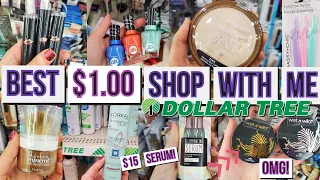 BEST DOLLAR TREE SHOP WITH ME EVER!!! $1.00 NAME BRAND MAKEUP/BEAUTY | WET N' WILD, HARD CANDY!