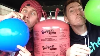 HELIUM TANK IN THE DRIVE THRU!