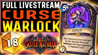 ⭐ NEW Curse Warlock! Murder at Castle Nathria - Hearthstone