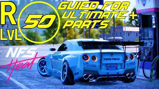 Level 50 Unlock Ultimate Parts Guide  NEED FOR SPEED HEAT.