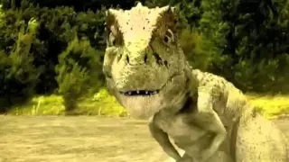 Speckles the Tarbosaurus-Dinosaur stampede (With music from The lion king)