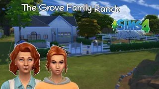 The Sims 4 | Speed Build | The Grove Family Ranch Exterior