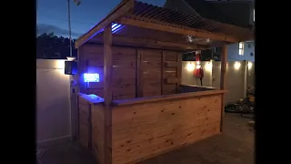 DIY 5' X 10' Outdoor Bar