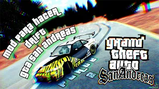 LOS MEJOR MOD PARA HACER DRIFT EN GTA SAN ANDREAS PARE 2 #mod #drift #gta