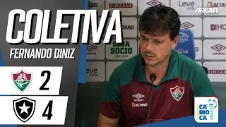 COLETIVA FERNANDO DINIZ | AO VIVO | Fluminense 2 x 4 Botafogo - Campeonato Carioca 2024