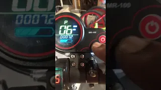 How to set speed on E10 electric scooter