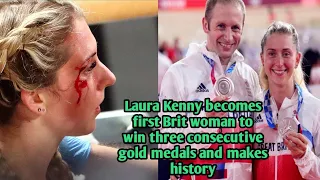 Laura Kenny becomes first Brit woman to win three consecutive gold medals and makes history