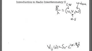 Introduction to Radio Interferometry II, part1