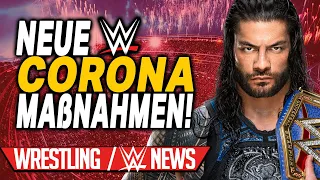 Neue Corona Maßnahmen der WWE, Fan klaut Rhea Ripleys Titel! | Wrestling/WWE NEWS 2/2022