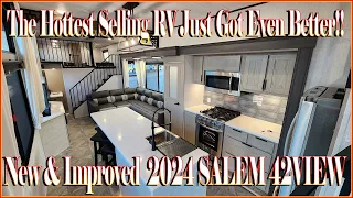 Would You Use As A Tiny Home? 2024 SALEM GRAND VILLA 42VIEW  Destination Trailer at COUCHS RV NATION