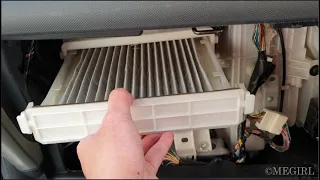 Toyota ist - replace cabin air filter