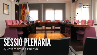 Sessió extraordinària del Ple de Polinyà del 29/3/2023