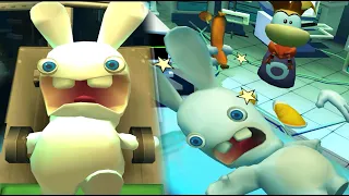 Rayman Raving Rabbids 2 All MiniGames (Wii)