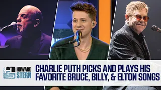 Charlie Puth Plays His Favorite Songs by Bruce Springsteen, Billy Joel, Elton John, and Neil Young