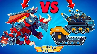 TANK IMMORTAL VS TANK BATTERY! Which Tank is the Best? Hills of Steel