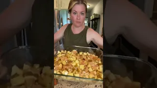 Loaded baked potato casserole with chicken