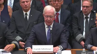 Captain Chesley “Sully” Sullenberger, Testimony