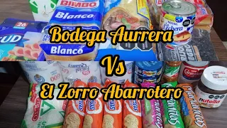 Compras en Bodega Aurrera y El Zorro Abarrotero✨ Comparación de precios💰 #bodegaaurrera #despensa