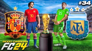ESPANHA vs ARGENTINA na Copa do Mundo !!! - MODO CARREIRA JOGADOR FC 24 - Parte 34