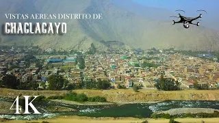 Vistas aéreas del distrito de Chaclacayo, Lima Perú | Drone 4K