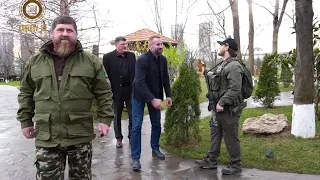 Рамзан Кадыров В Грозном я встретился с американским военным экспертом.  Ахмат сила Аллаху Акбар