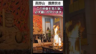 もし逃したら2度とないです！24時間後から良いことが次々と起きます！高野山護摩焚き※最強パワースポット（和歌山県）