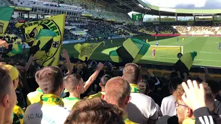 FC Nantes : ambiance en tribune pour le retour de la Brigade Loire