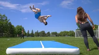 Amazon "Knock-Off" Airtrack for Flips and Gymnastics Review