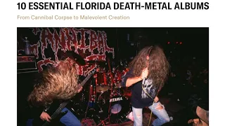 Рассматриваем 10 важных альбомов флоридского Death Metal по версии портала Revolver Magazine