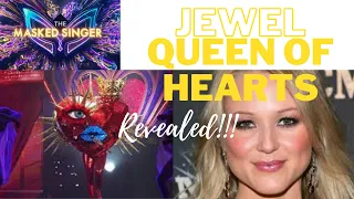 QUEEN OF HEARTS REVEALED!! QUEEN OF HEARTS IS JEWEL!! #themaskedsinger