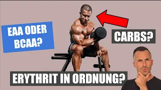 FAQ: Erythrit in Ordnung? Whey, EAA oder BCAA? Kohlenhydrate für Bodybuilder?