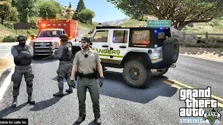 GTA 5 MODS LSPDFR 0.4.4 #3 - PARK RANGER PATROL!!! (GTA 5 REAL LIFE PC MOD)