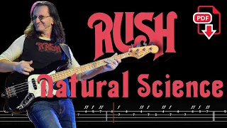 Rush - Natural Science (🔴Bass Tabs | Notation) @ChamisBass#rushbass #basstabs #chamisbass