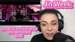 First time reaction to Jin and Coldplay- The Astronaut LIVE Performance