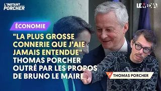 "LA PLUS GROSSE CONNERIE QUE J’AIE JAMAIS ENTENDUE" : LES PROPOS SCANDALEUX DE BRUNO LE MAIRE
