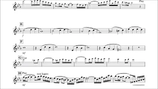 Alto Saxophone Play-Along - Concerto pour Une Voix - Saint-Preux - with sheet music