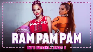 Natti Natasha, Becky G - RAM PAM PAM (Letra Oficial)