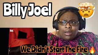 FIRST TIME HEARING BILLY JOEL -WE DIDN’T START THE FIRE REACTION|#billyjoel #wedidntstartthefire